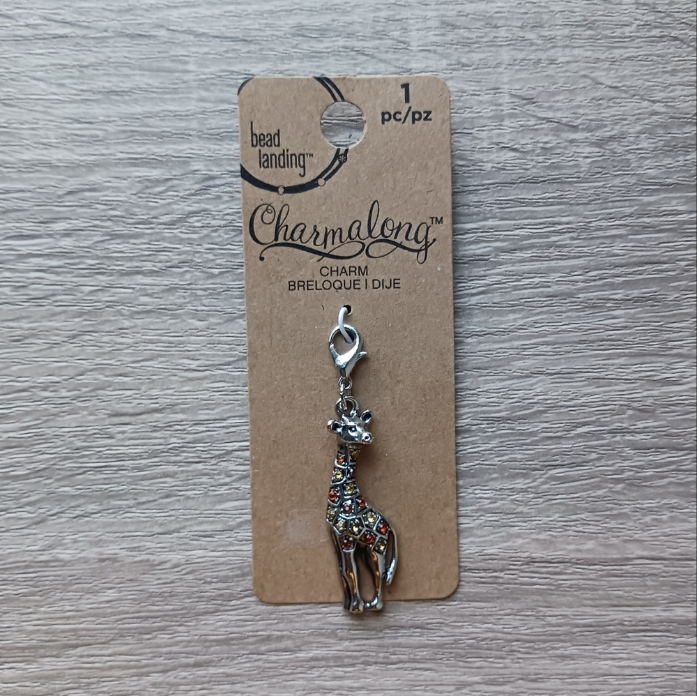 🌷 Charmalong By Bead Landing Giraffe Charm / Stitch Marker 🦒